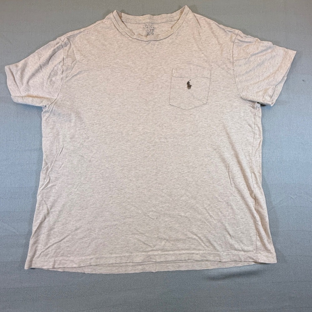 Polo Ralph Lauren Mens Classic Fit Pocket T-Shirt Cotton Size Large 2427